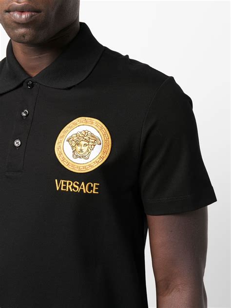 versace poloshirt taupe|Versace Polos & T.